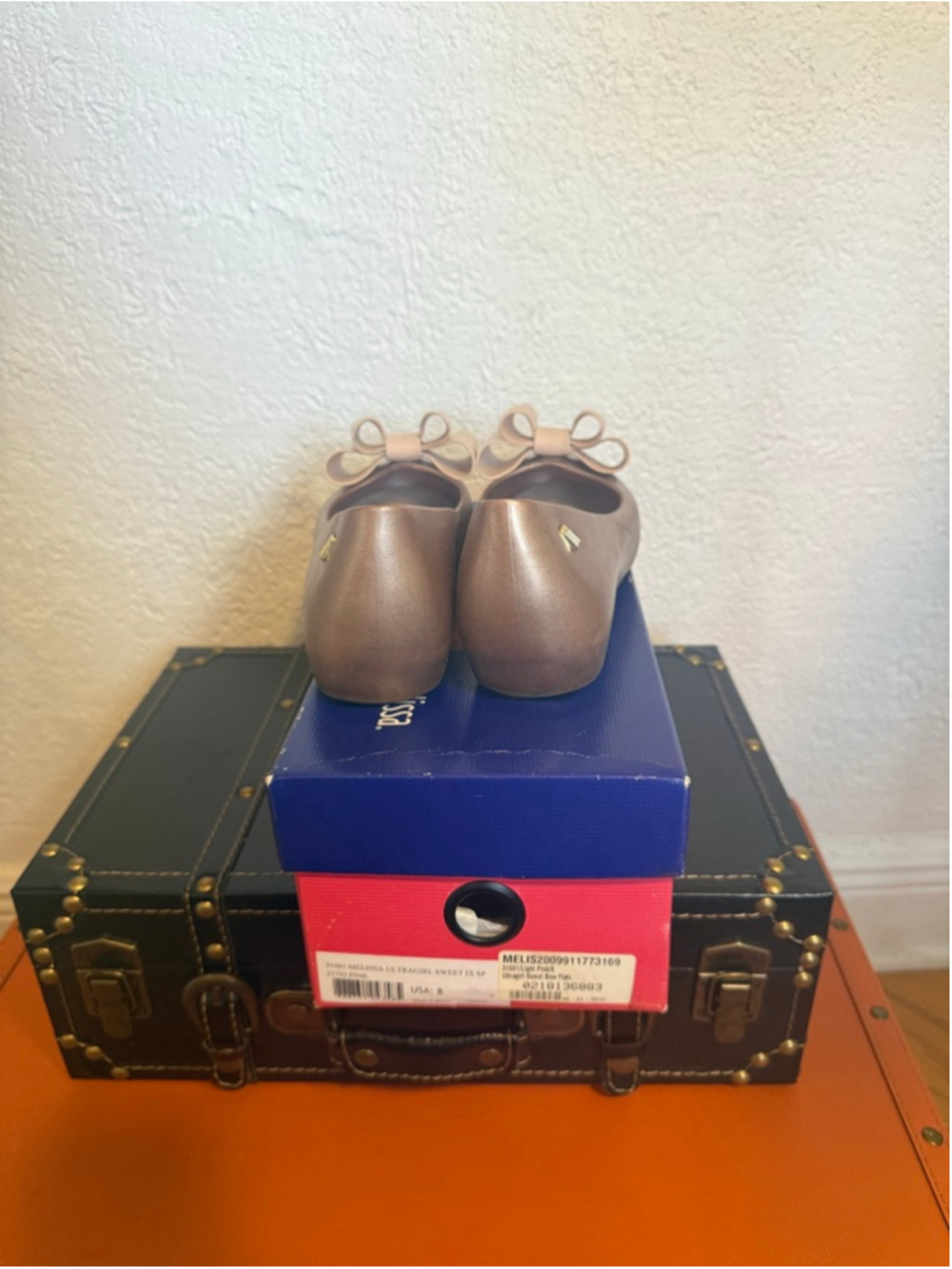 Used, Melissa Ultragirl Sweet IX bow shoes, size 8 - Picture 3 of 7